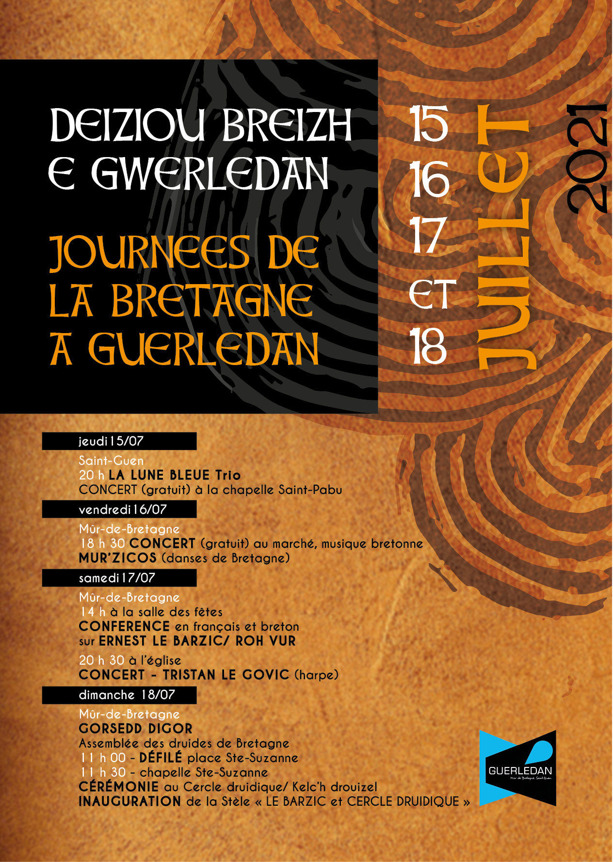 DEIZIOU BREIZH E GWERLEDAN - JOURNEES DE LA BRETAGNE A GUERLEDAN