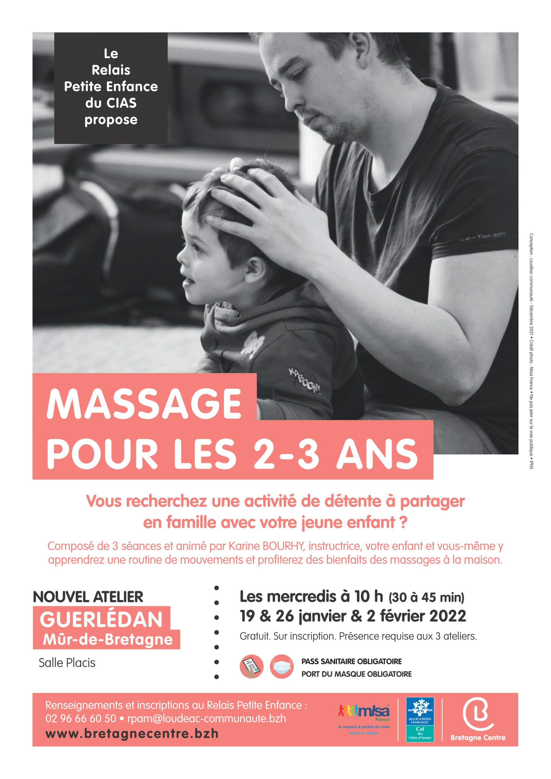 RPAM Loudéac communauté : Massages pour les enfants de 2-3 ans