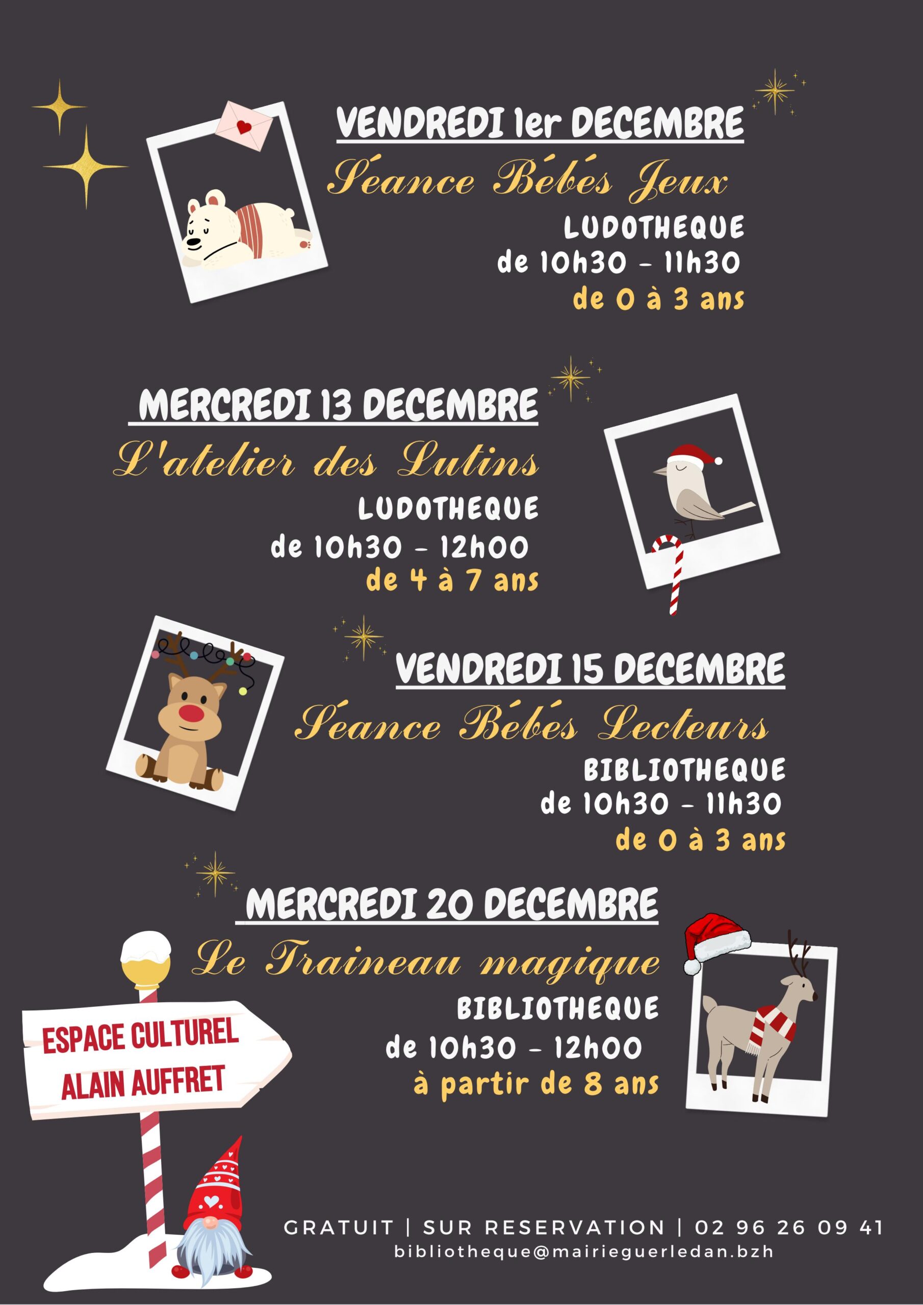Espace culturel Alain Auffret - Animations Noël