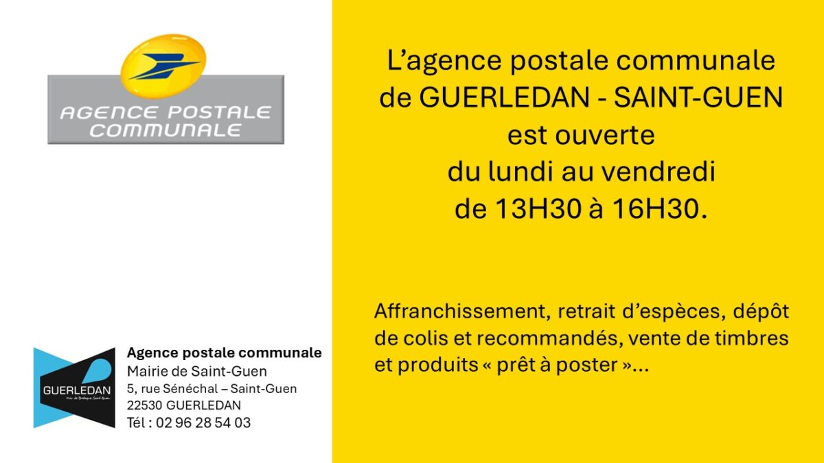 Agence postale communale Saint-Guen