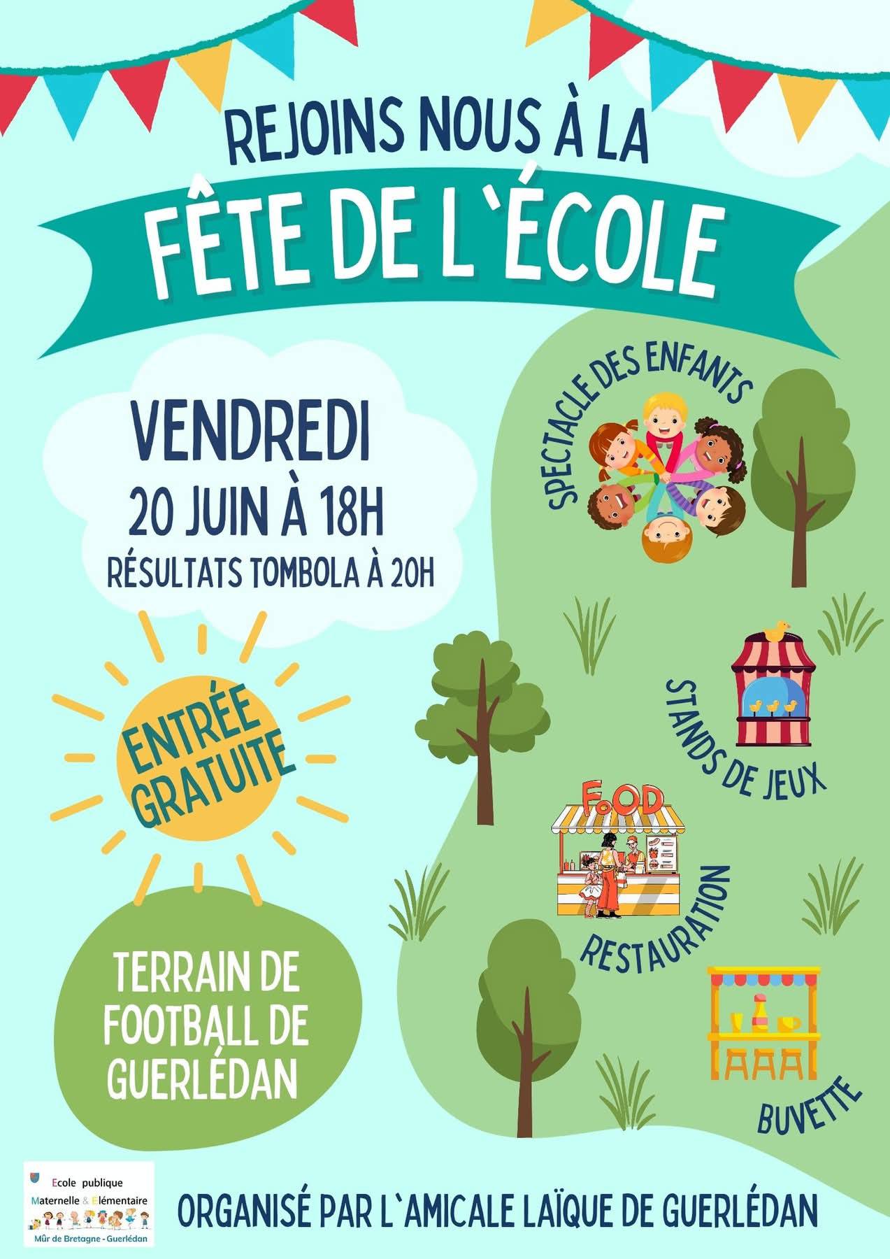 Fête de l'école publique de Guerlédan