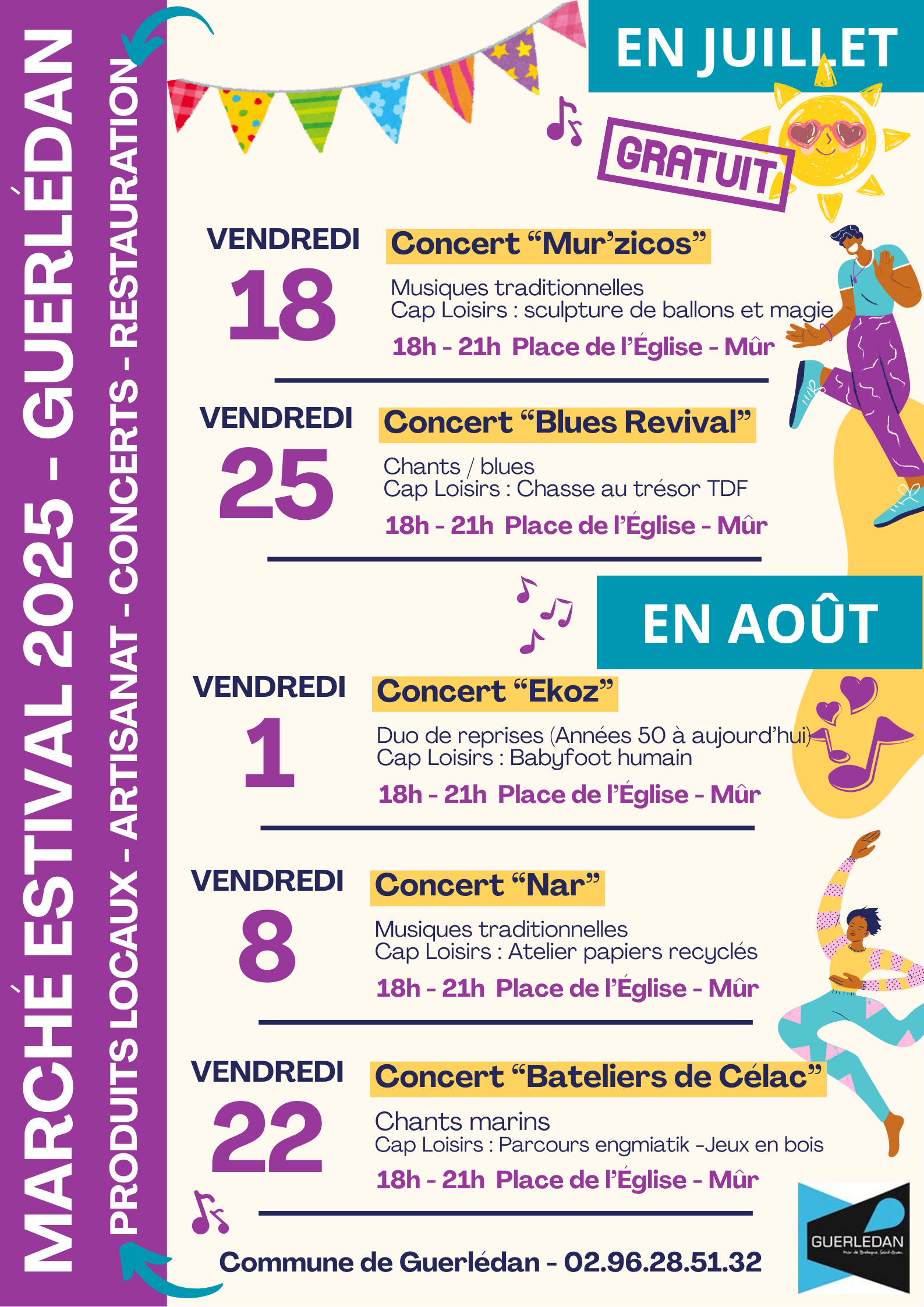 📣 [Marché estival 2025 - Guerlédan]