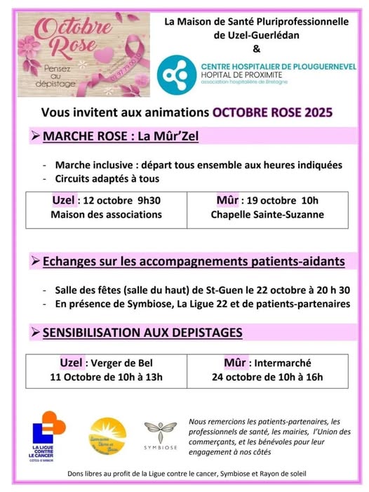 Animations Octobre Rose 2025