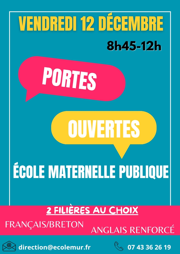 Portes ouvertes - Ecole primaire publique de Guerlédan
