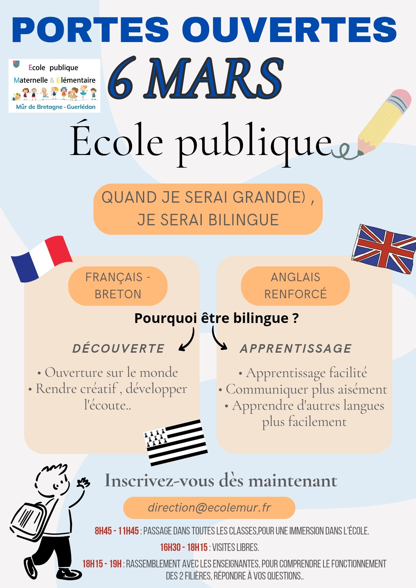 Portes ouvertes - Ecole primaire publique de Guerlédan