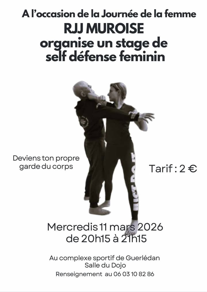 Stage de self défense féminin à Guerlédan