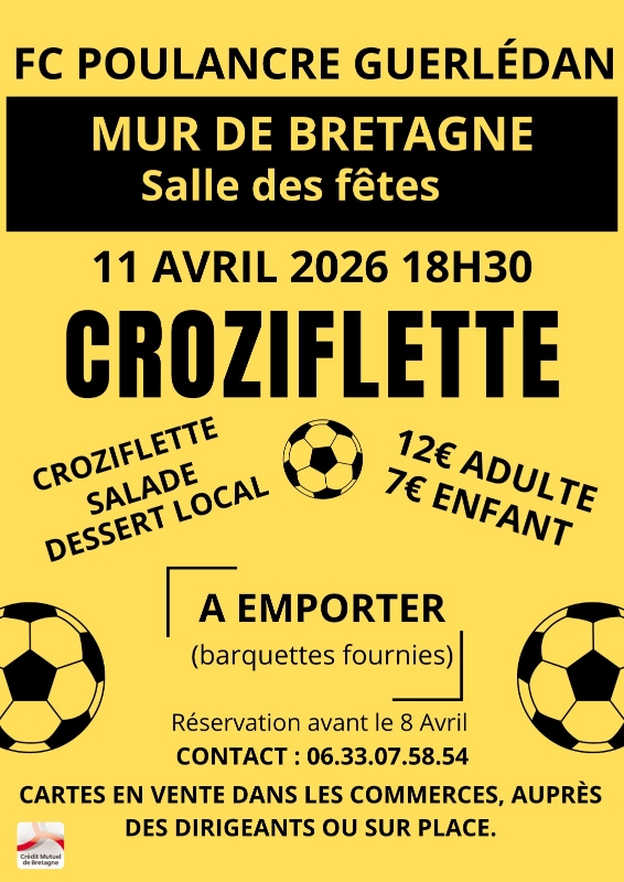 Croziflette - FC Poulancre Guerlédan