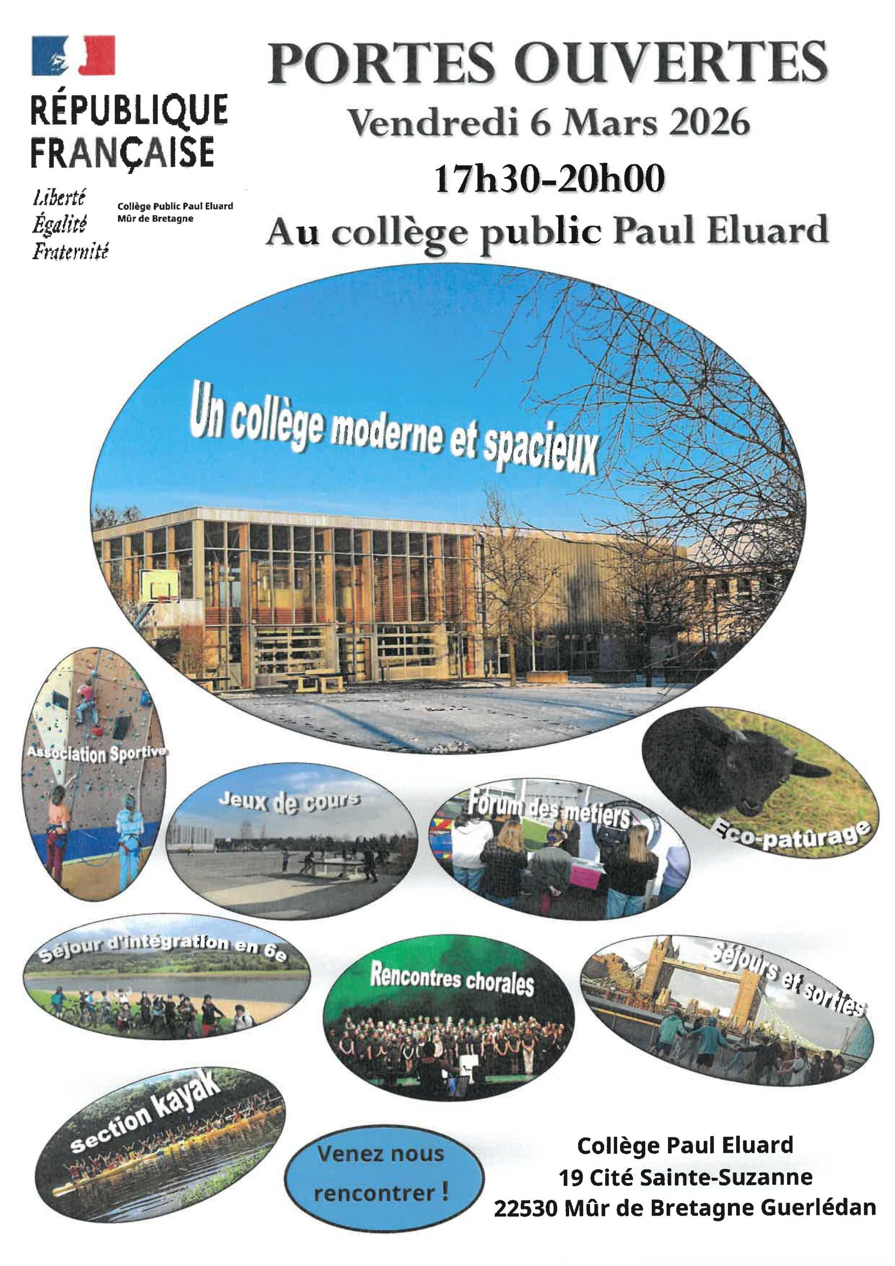 Portes ouvertes du Collège Paul Eluard