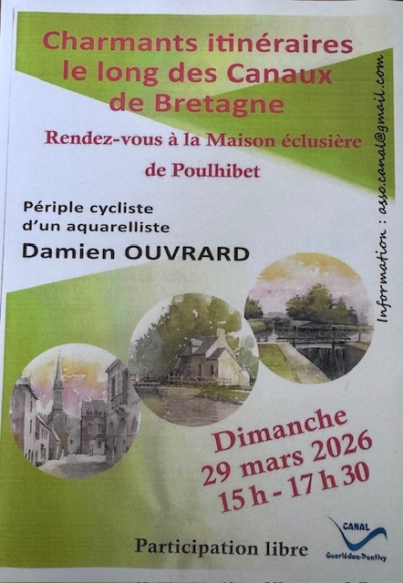 Charmants itinéraires le long des Canaux de Bretagne