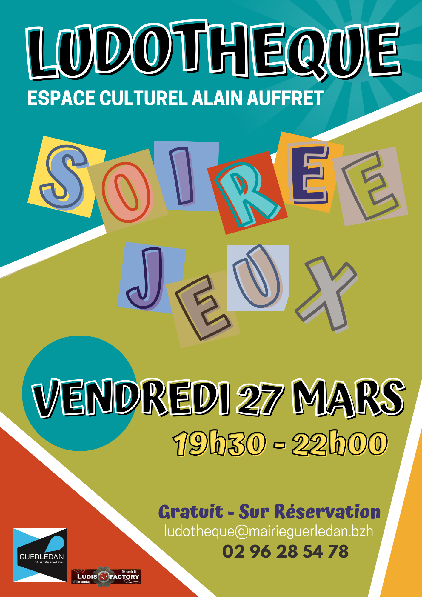 Soirée jeux - Ludothèque de Guerlédan