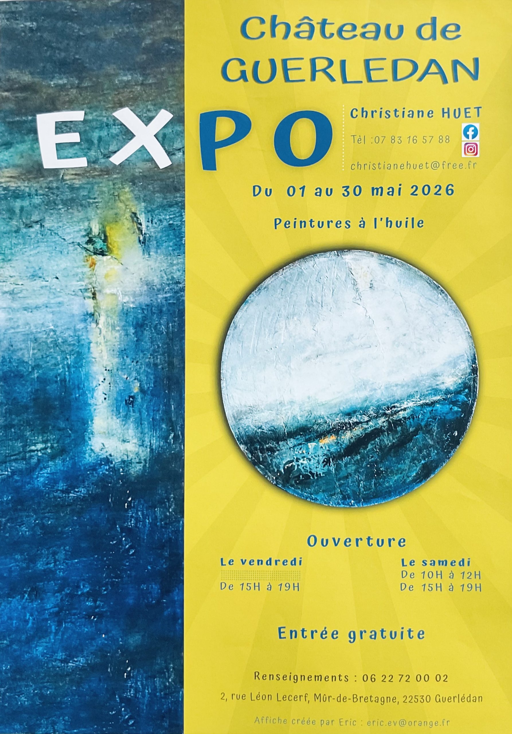 Expo Christine HUET - Château de Guerlédan