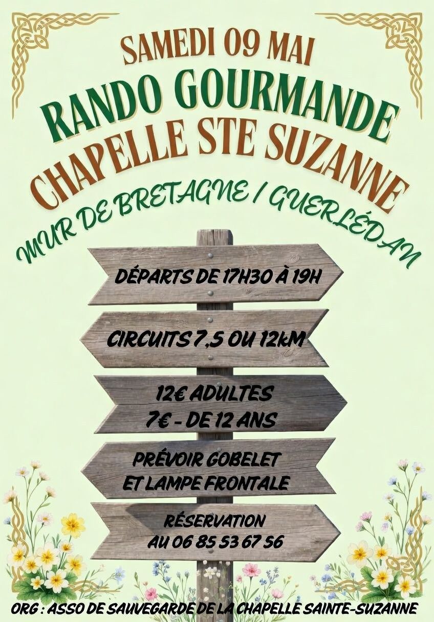 Rando gourmande - Chapelle Sainte-Suzanne