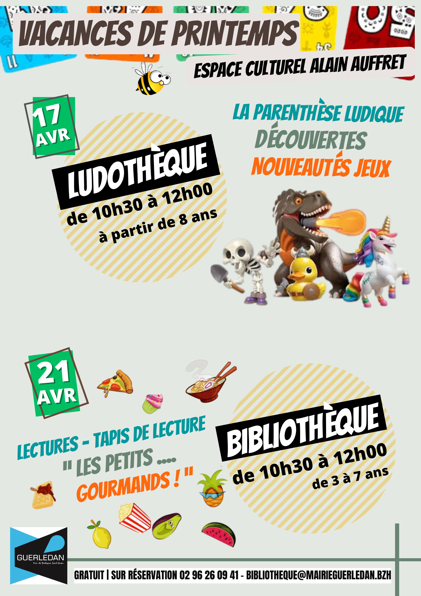 Vacances de printemps - Espace culturel Alain AUFFRET