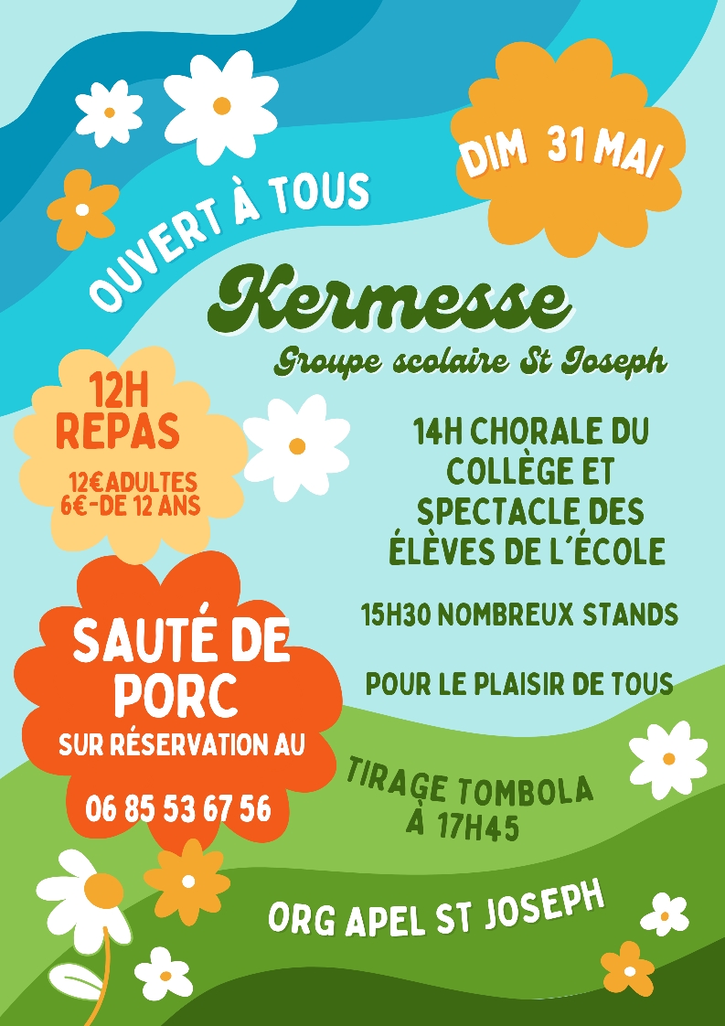 🤩 Kermesse - Groupe scolaire Saint-Joseph