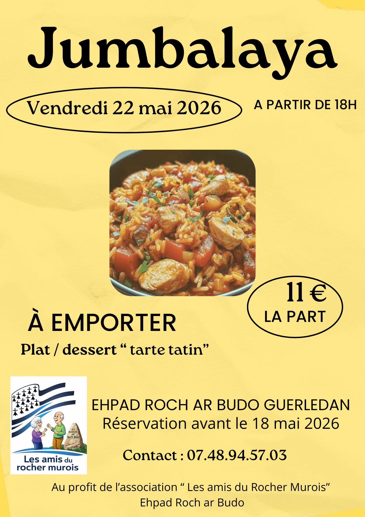 Jumbalaya - Repas à emporter solidaire
