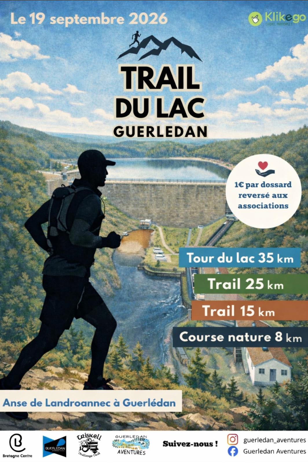 Guerlédan Aventures : Trail du lac