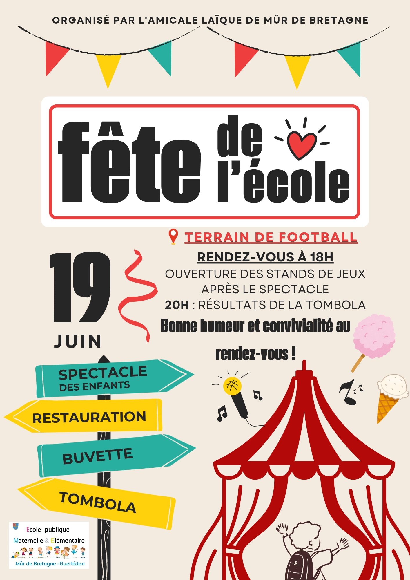 Fête de l'école publique de Guerlédan