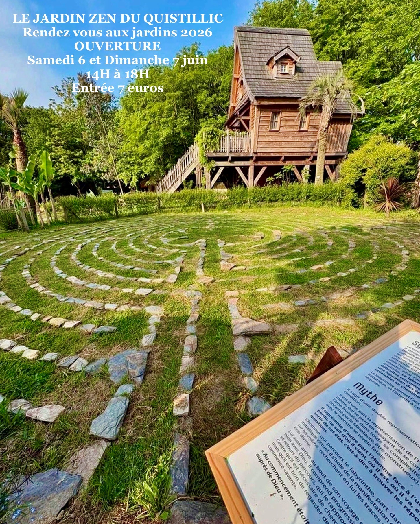 Visite du Jardin Zen du Quistillic