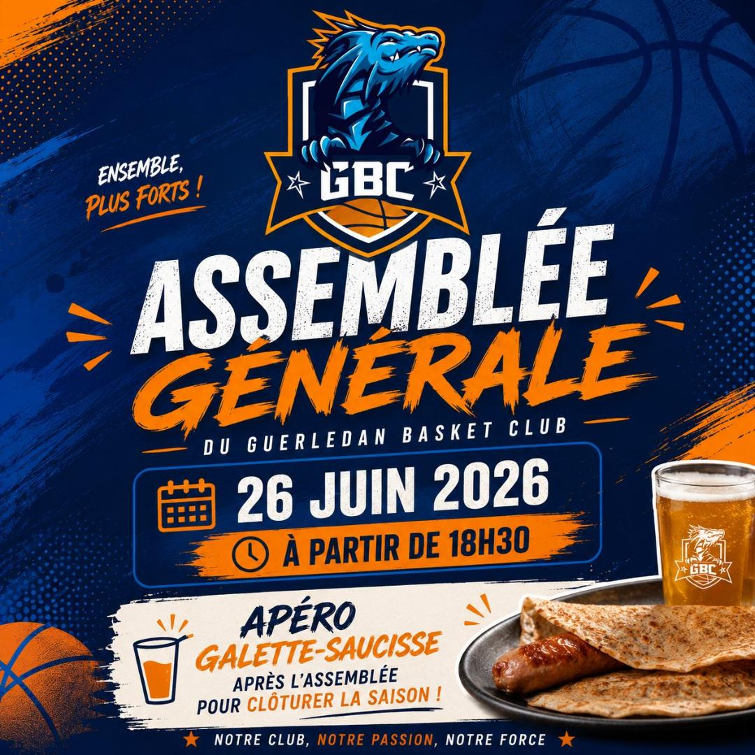 Assemblée générale Guerlédan Basket