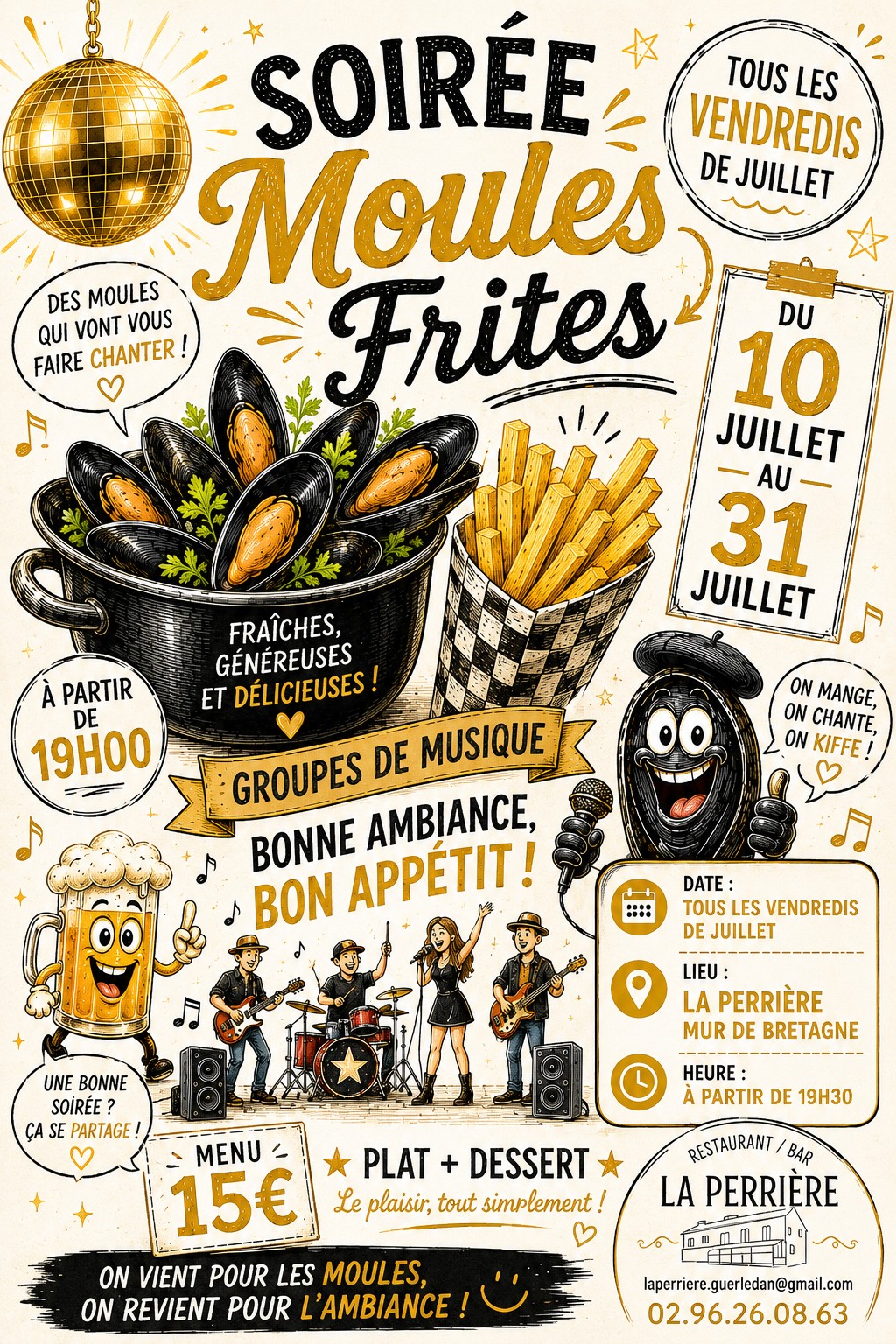 Soirée Moules - Frites