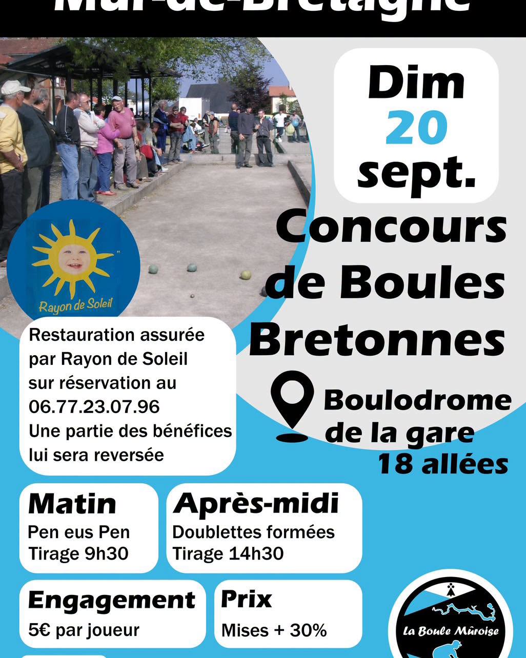 Concours de boules bretonnes à Mûr-de-Bretagne !