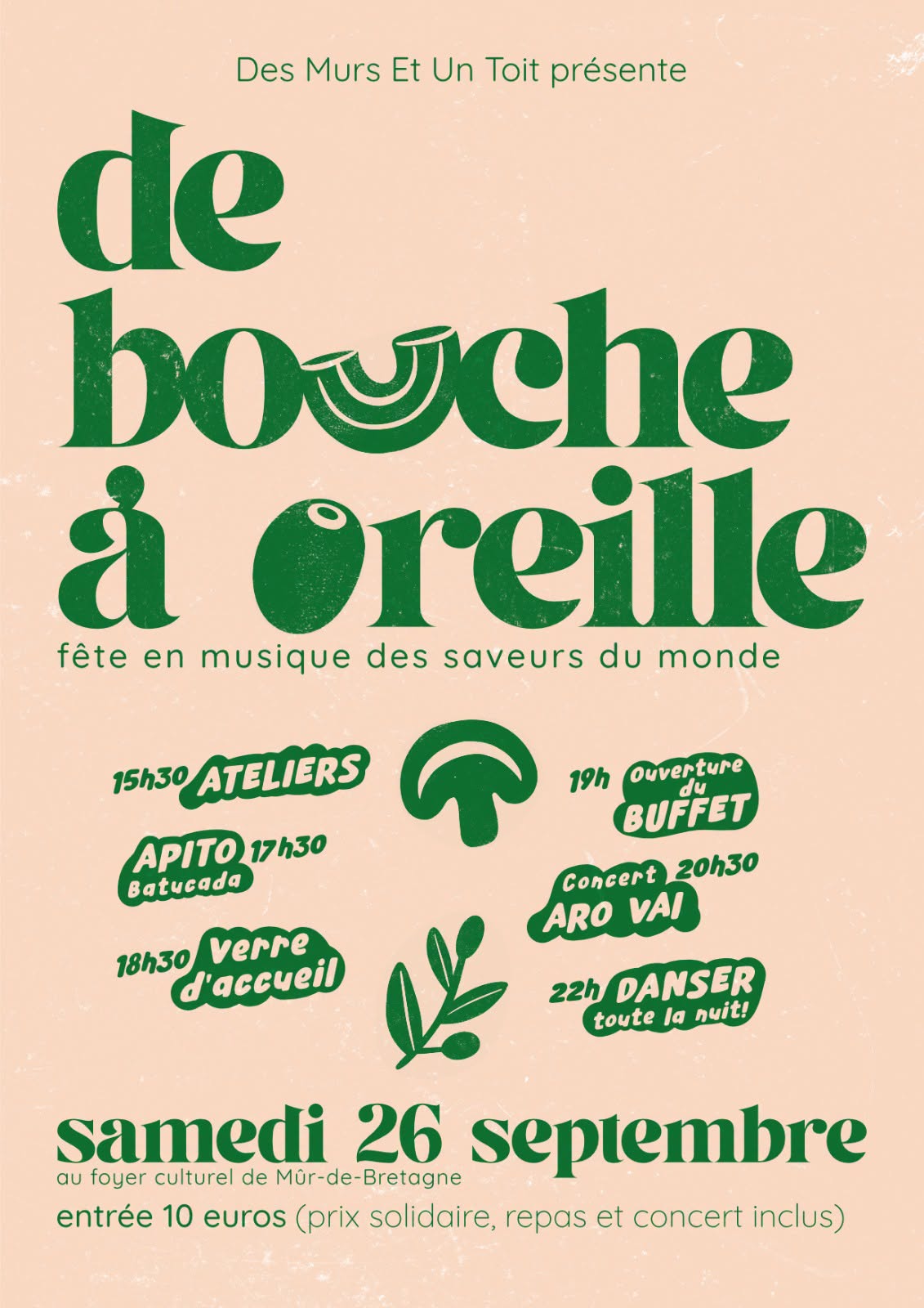 DE BOUCHE À OREILLE – Une soirée aux saveurs du monde !