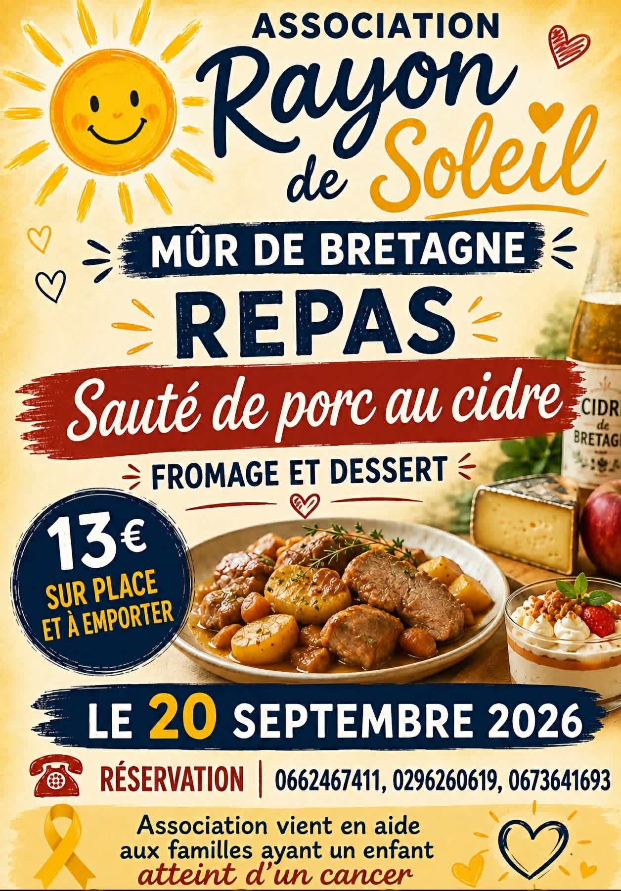Repas à emporter - Rayon de Soleil