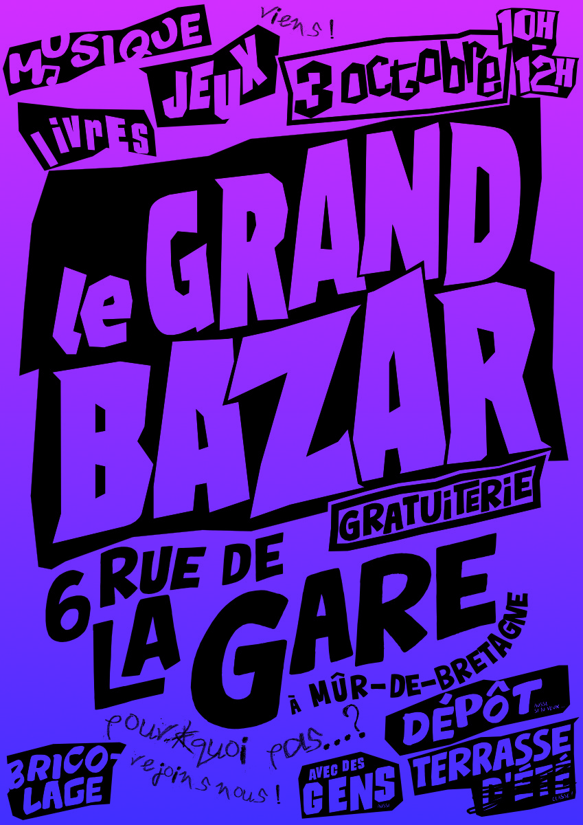 ♻️ [GRATUITERIE À GUERLÉDAN]
