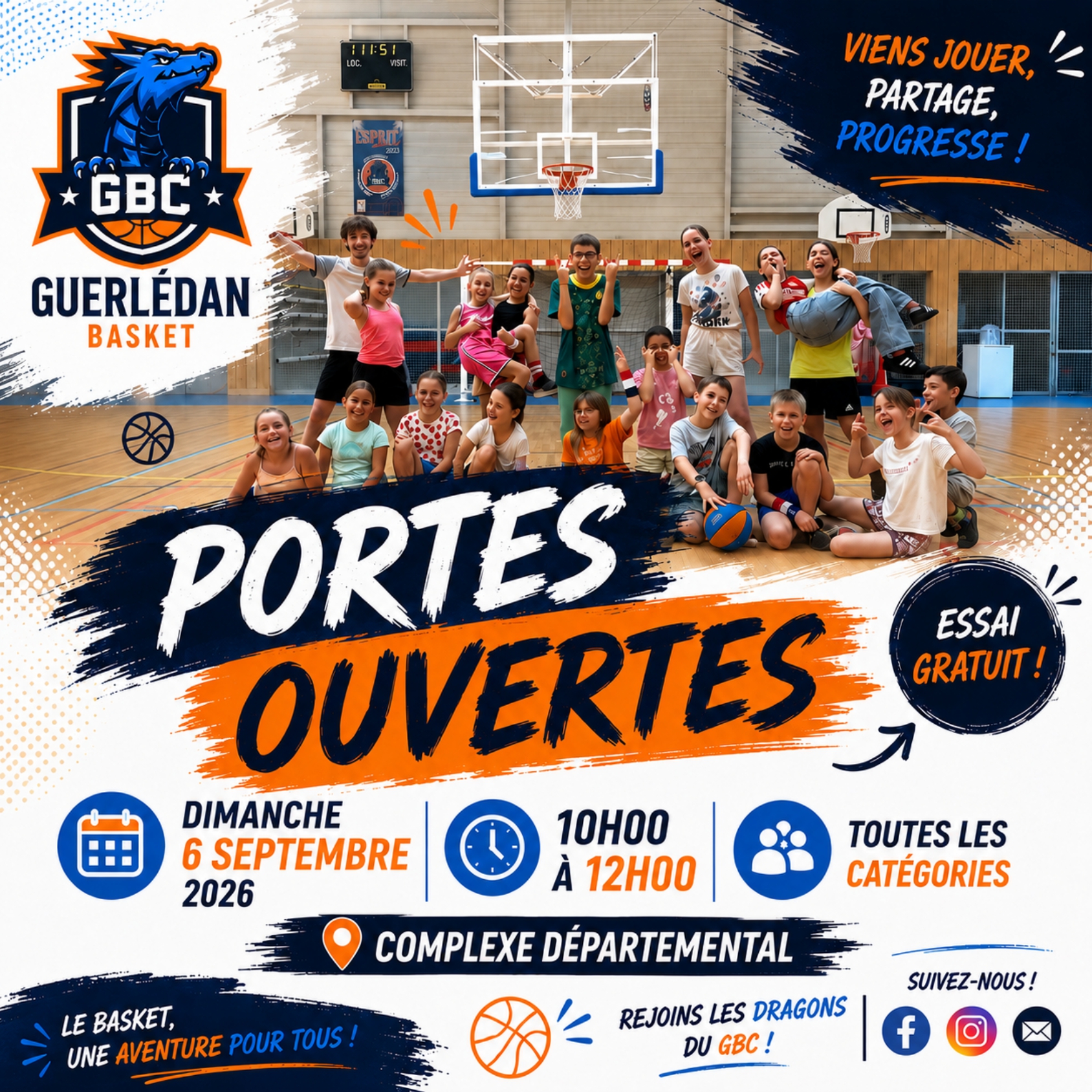 Portes ouvertes Guerlédan Basket