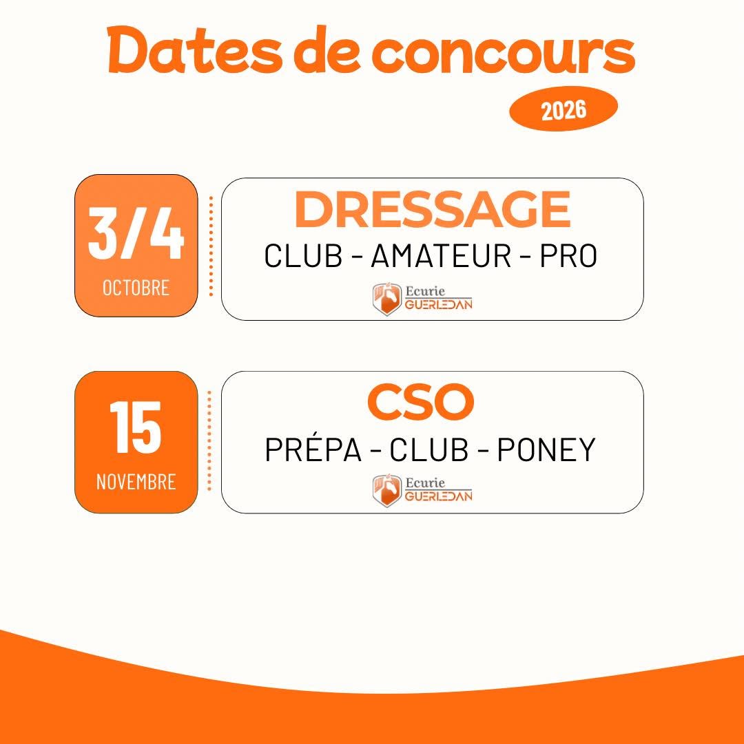 Concours dressage - Association les chevaux du lac